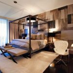 Γήινα χρώματα στο υπνοδωμάτιο