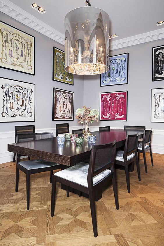 Φουλάρια στην διακόσμηση τοίχου