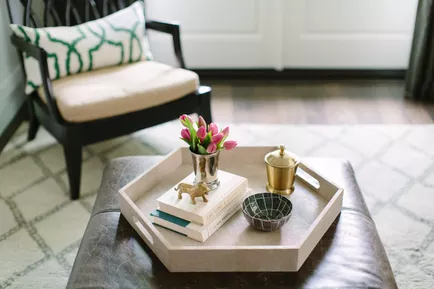 Διακοσμητικός γεωμετρικός δίσκος σερβιρίσματος