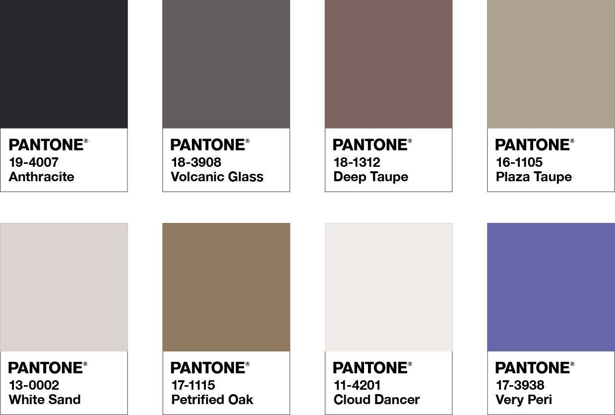 Χρωματική παλέτα της Pantone