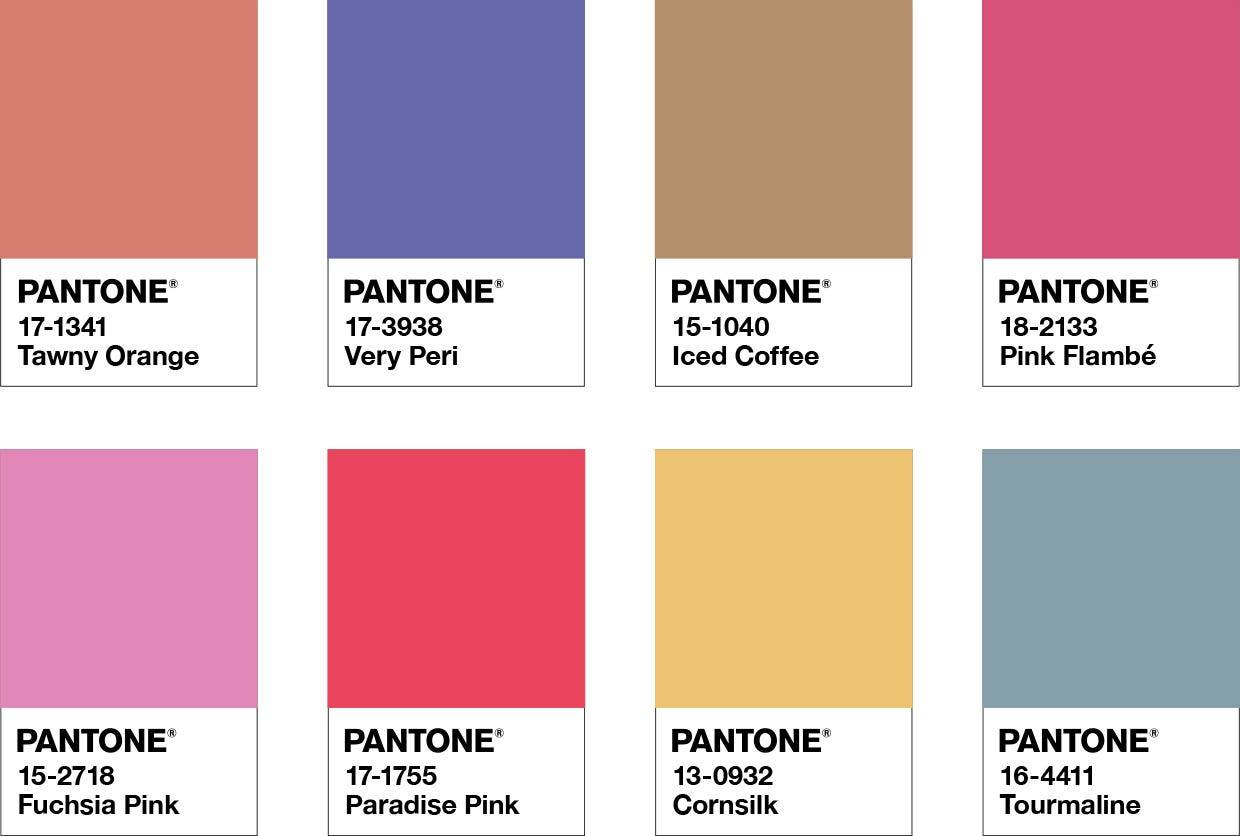 Amusements χρωματική παλέτα της Pantone