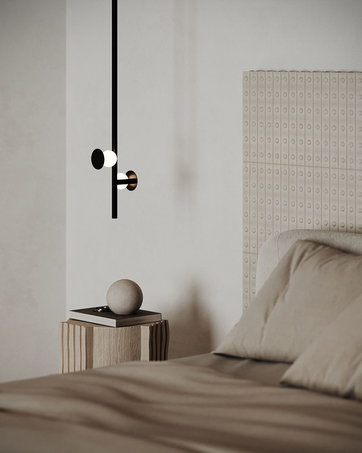 Μαύρο κρεμαστό φωτιστικό