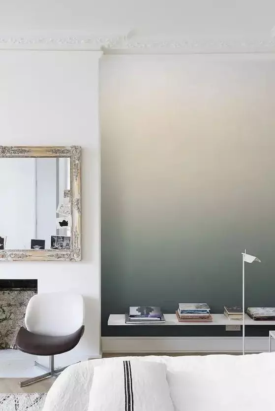 Τεχνοτροπία Ombre σε τοίχο