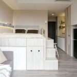 Έξυπνη πολυλειτουργική πλατφόρμα της Jakarta Apartment που λύνει χωρικά προβλήματα