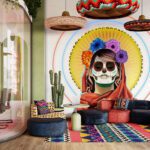 Γκράφιτι σε τοίχο σαλονιού