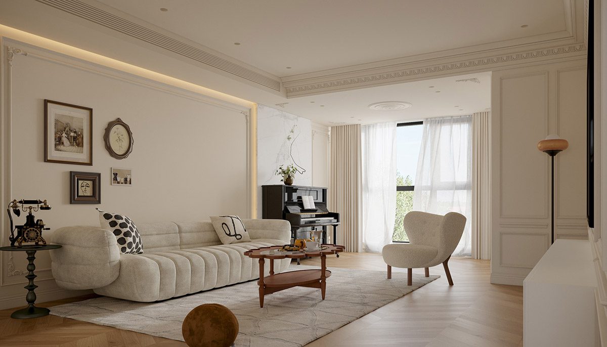 Μοντέρνο νεοκλασικό σπίτι