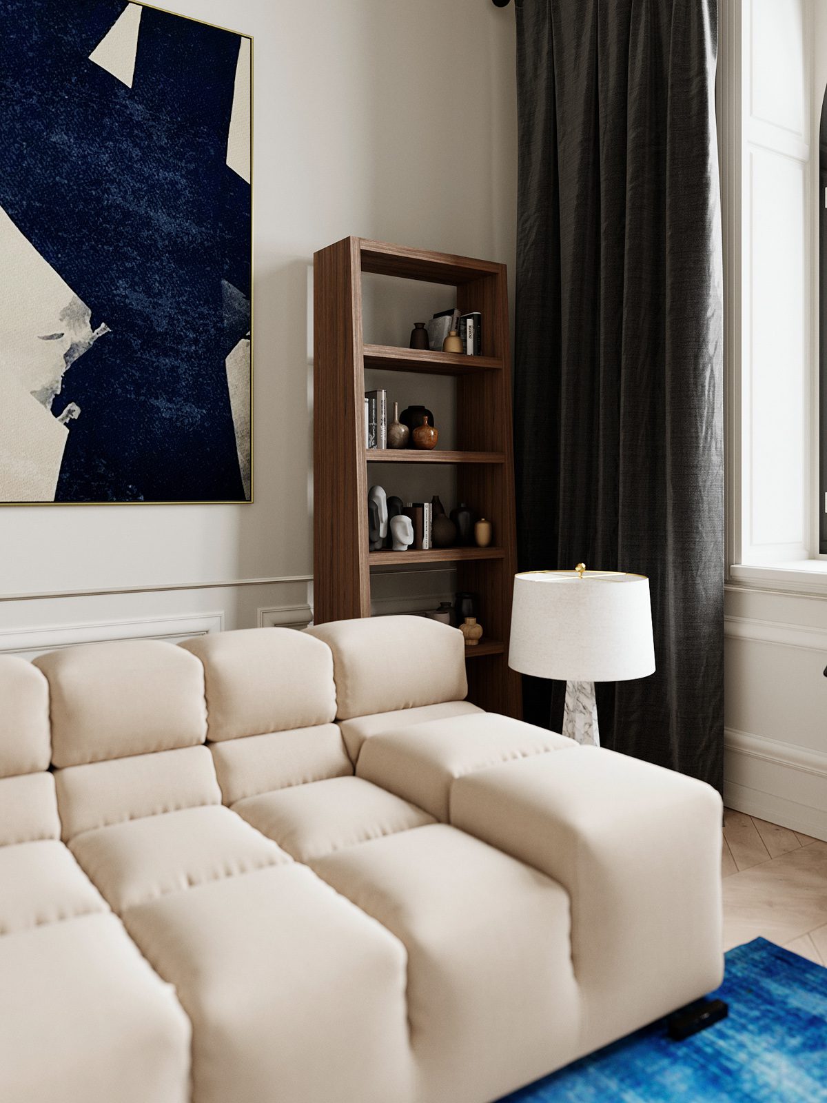 Λευκός καναπές