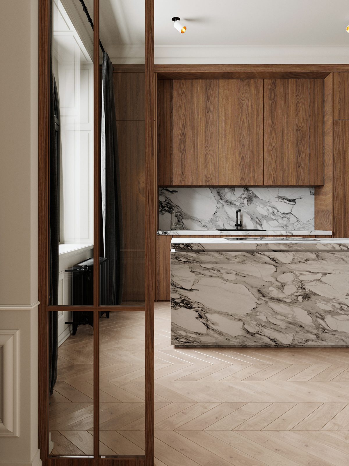 Νησίδα κουζίνας από μάρμαρο