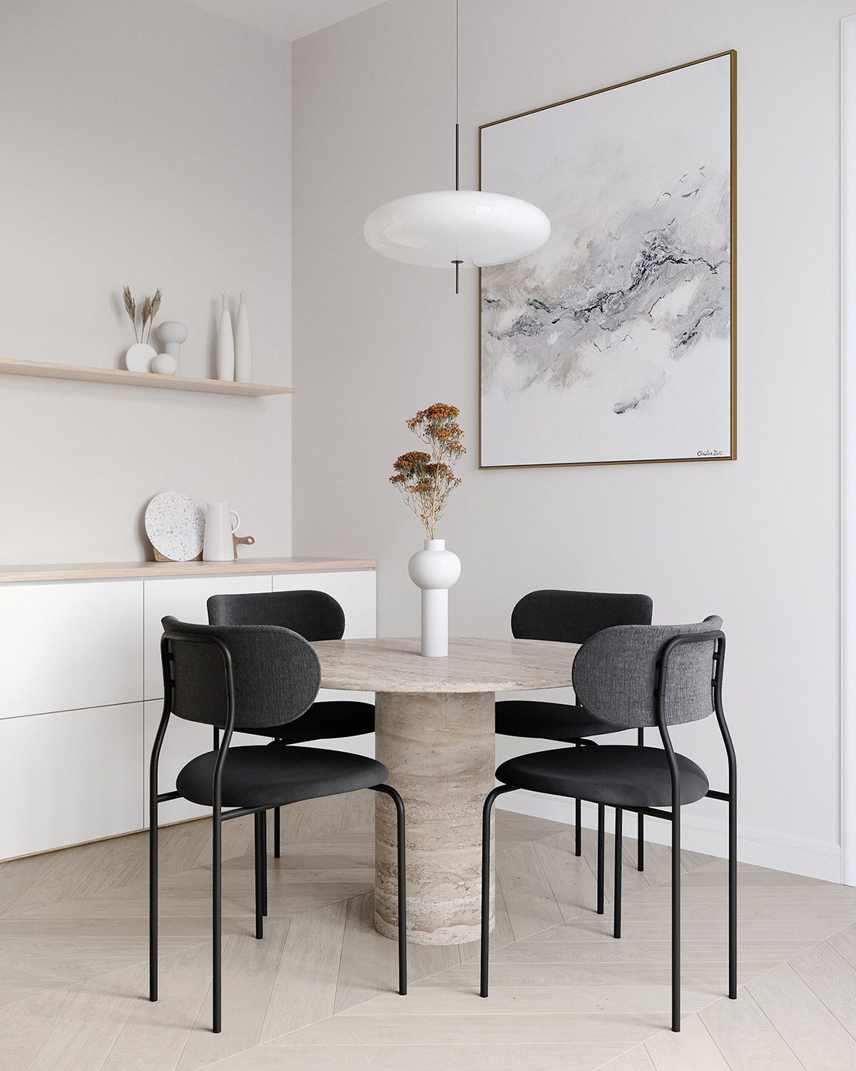 Μικρή τραπεζαρία - τραπεζαρία για μικρούς χώρους