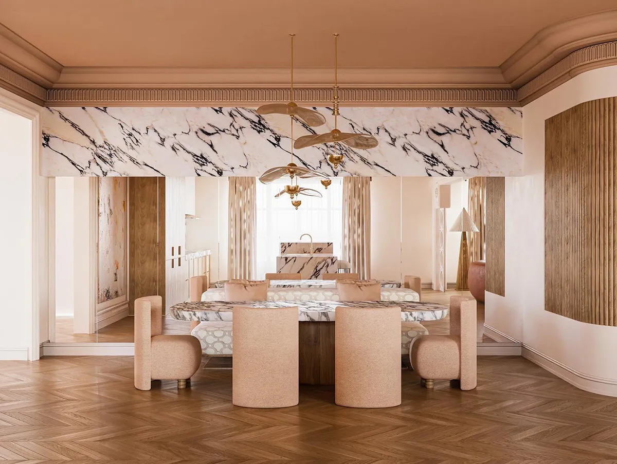 νεοκλασικές τραπεζαρίες