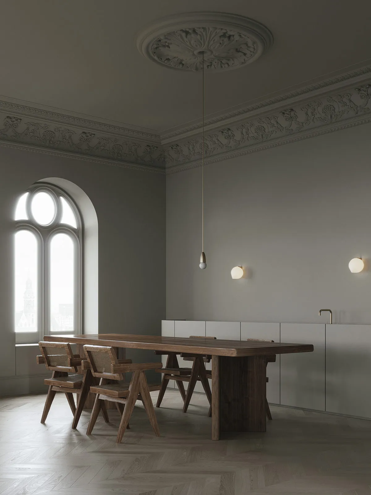 νεοκλασική τραπεζαρία