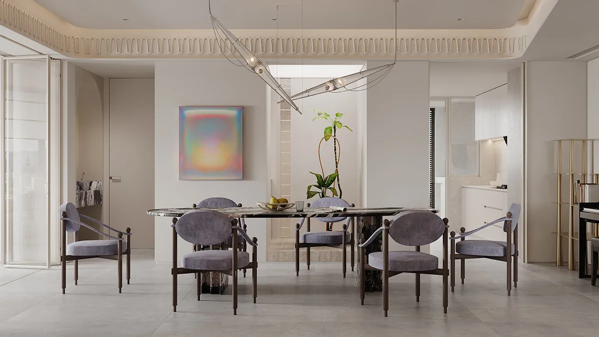 νεοκλασική τραπεζαρία