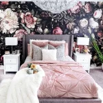 Floral - φλοράλ ταπετσαρία τοίχου