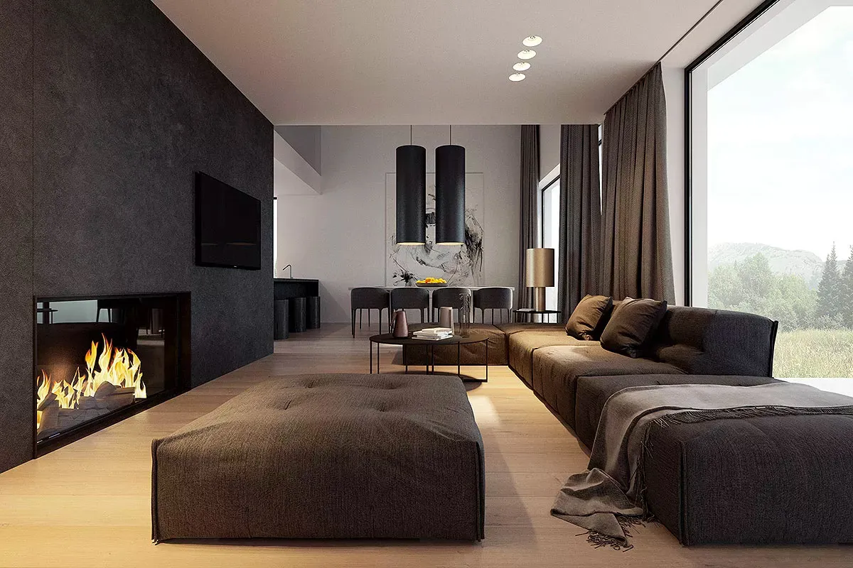 Μαύρο σαλόνι