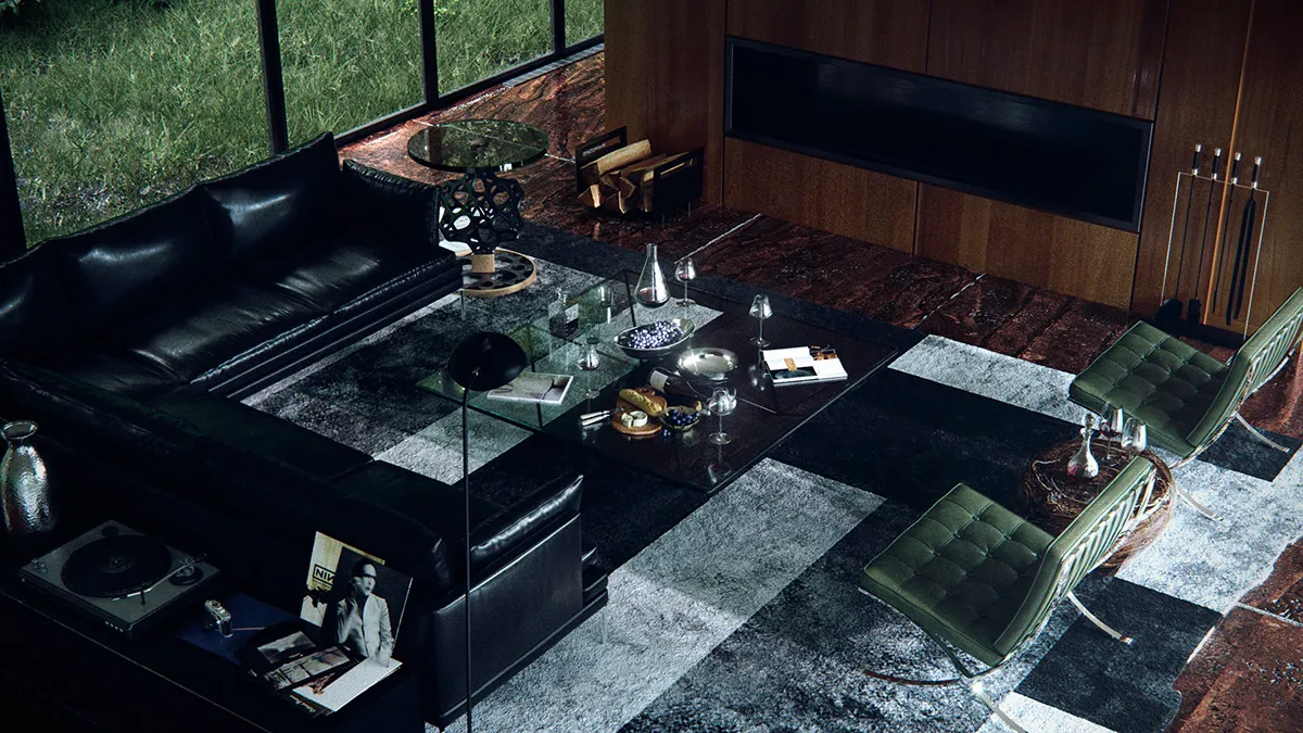 Μαύρο σαλόνι