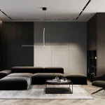 Σκουρόχρωμο σαλόνι