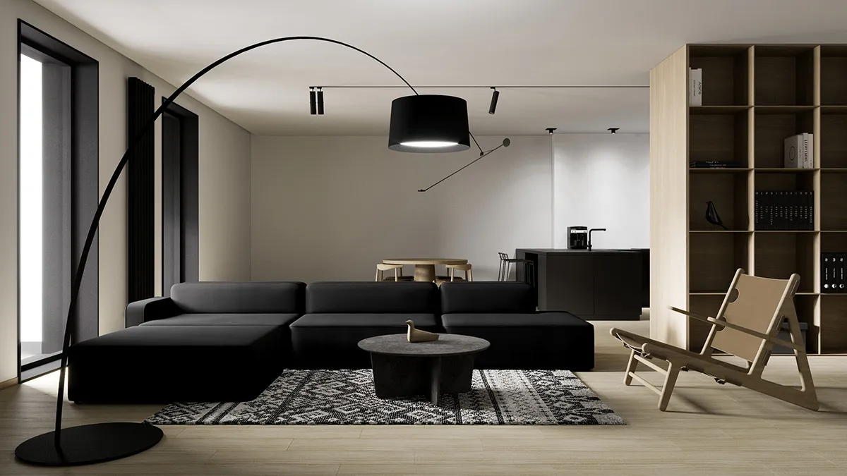 Σκουρόχρωμο σαλόνι