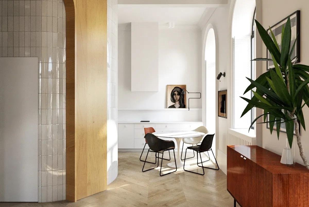 Διακόσμηση μικρής τραπεζαρίας