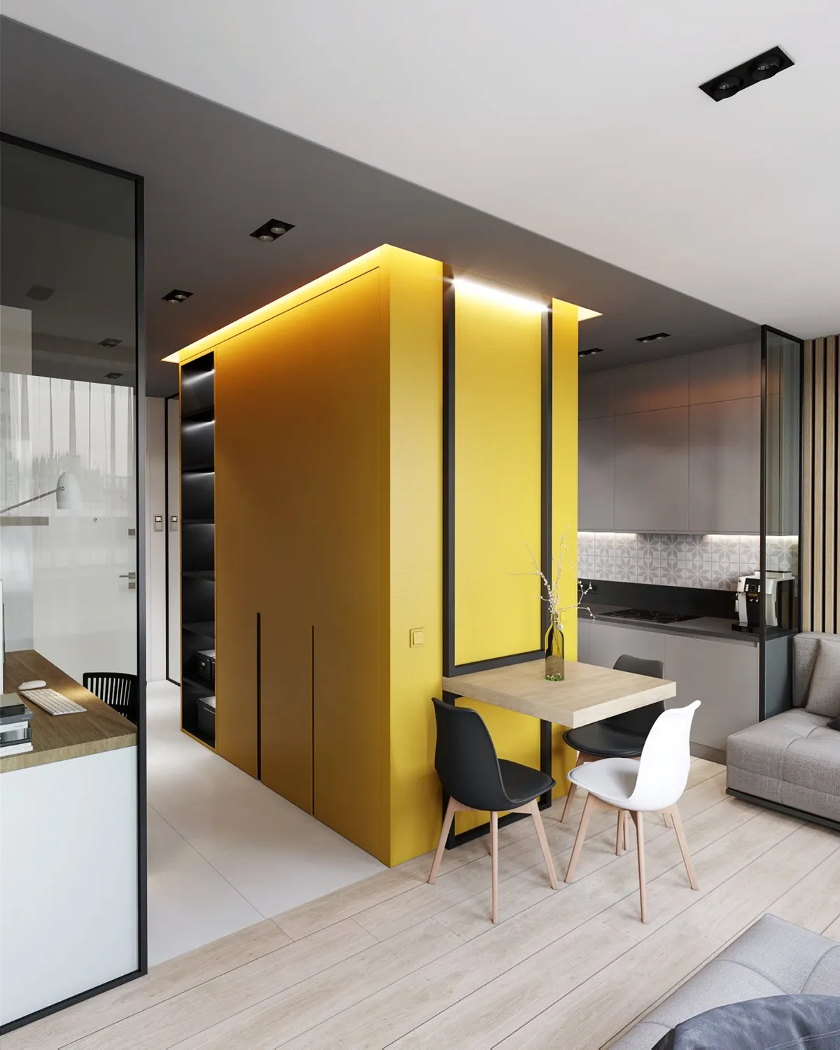 Διακόσμηση μικρής τραπεζαρίας