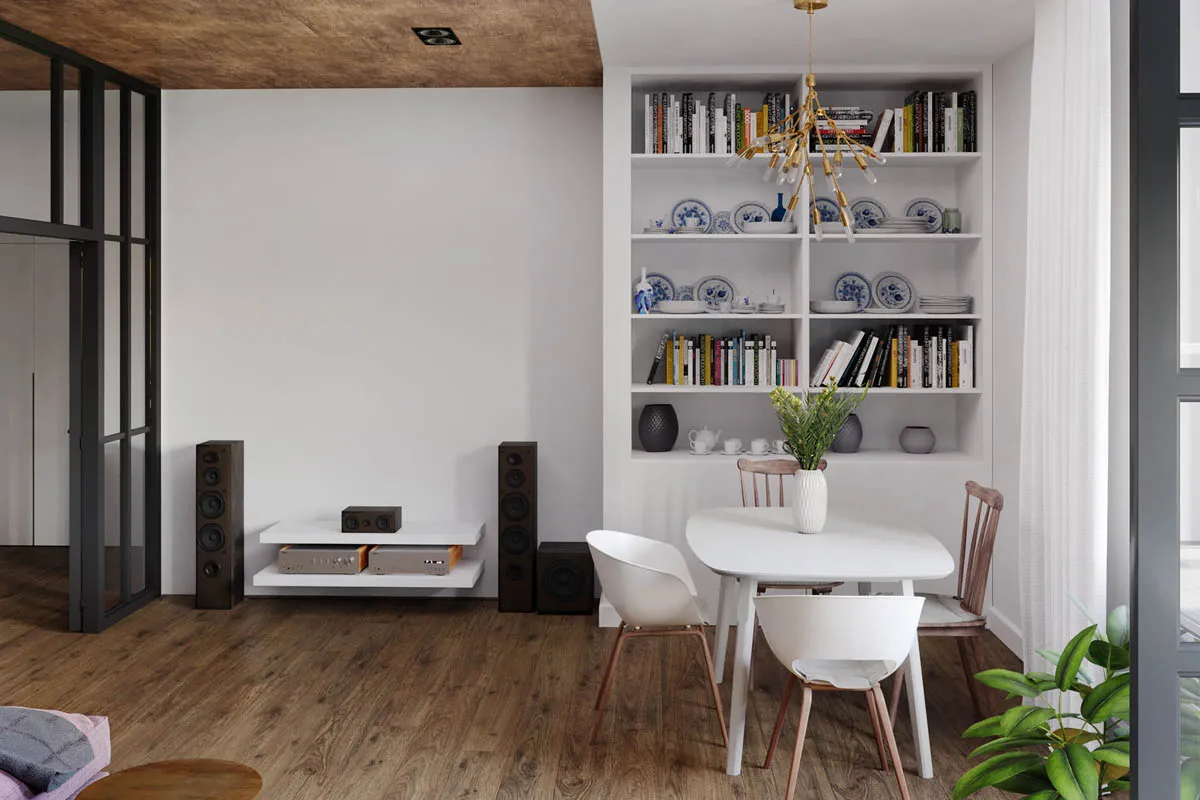 Διακόσμηση μικρής τραπεζαρίας