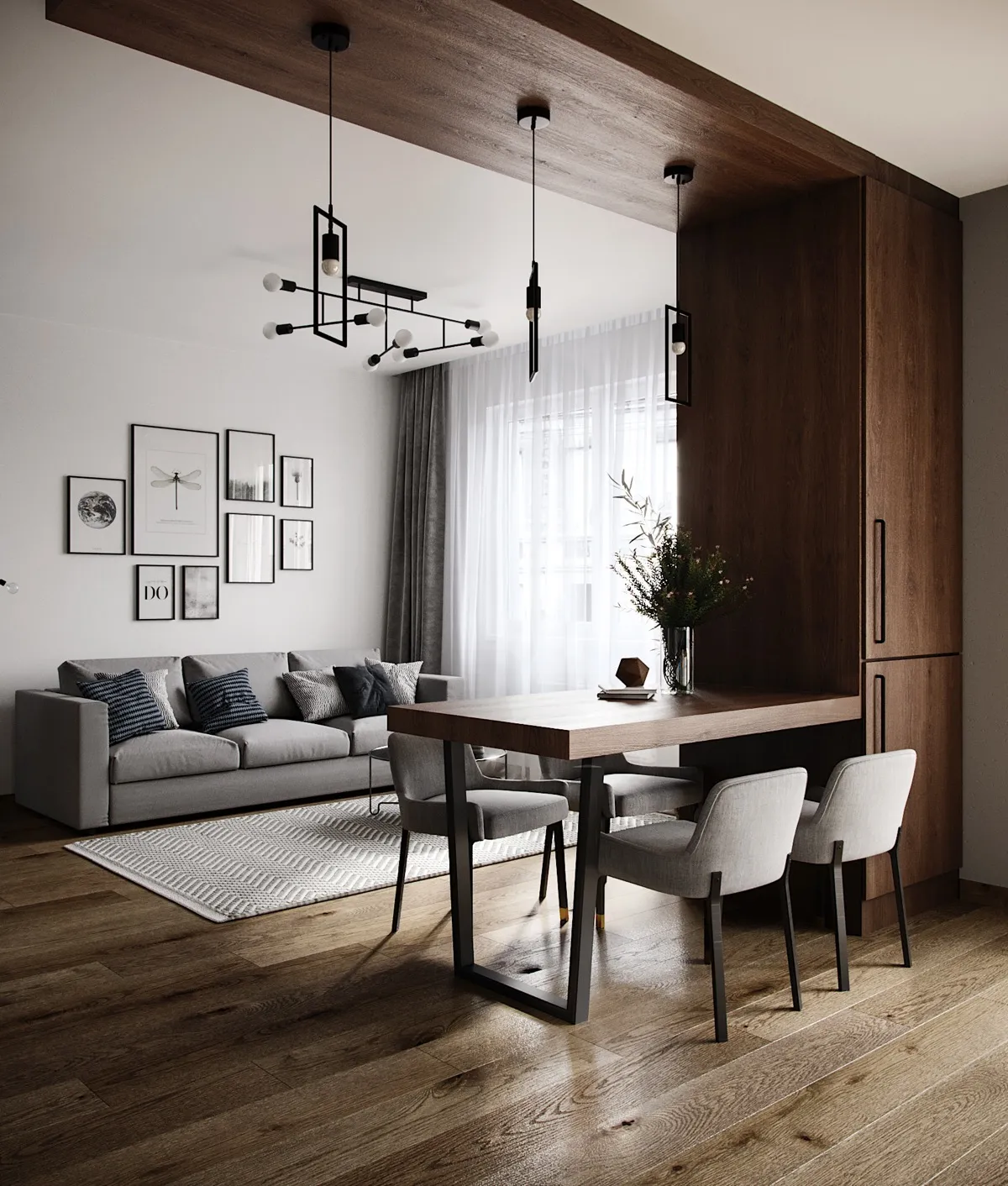 Διακόσμηση μικρής τραπεζαρίας