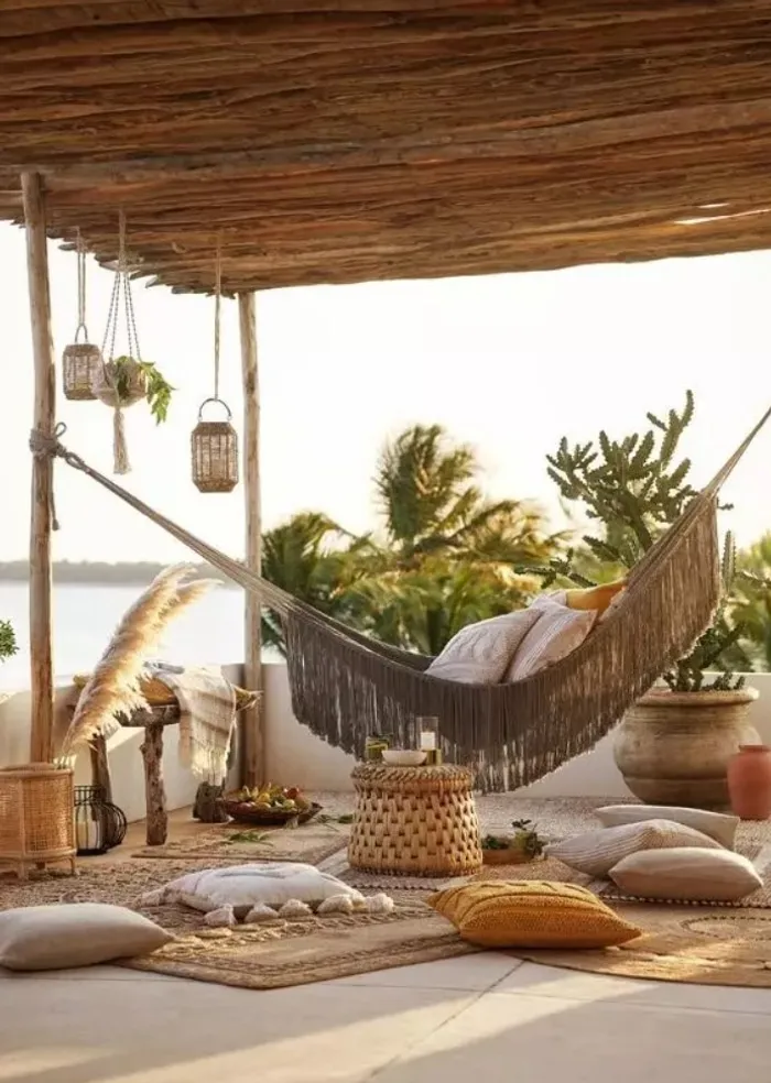διακοσμήσετε φοβερές boho chic βεράντες ή αυλές