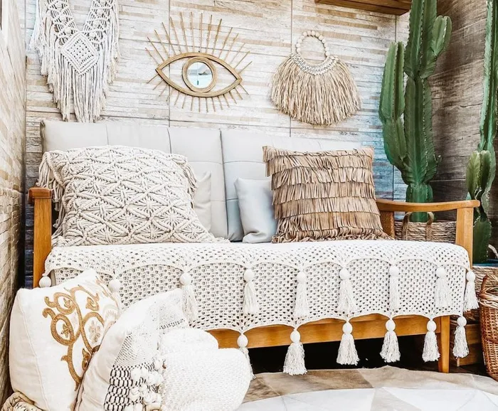διακοσμήσετε φοβερές boho chic βεράντες ή αυλές