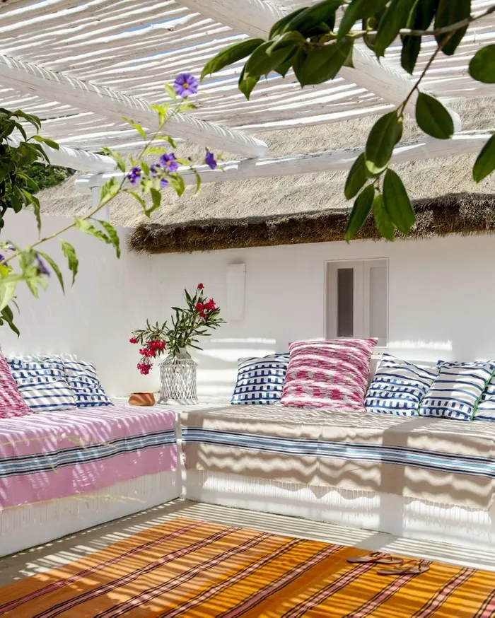 διακοσμήσετε φοβερές boho chic βεράντες ή αυλές