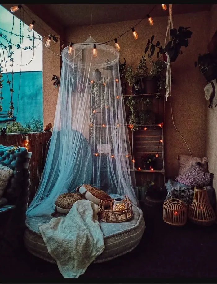 διακοσμήσετε φοβερές boho chic βεράντες ή αυλές