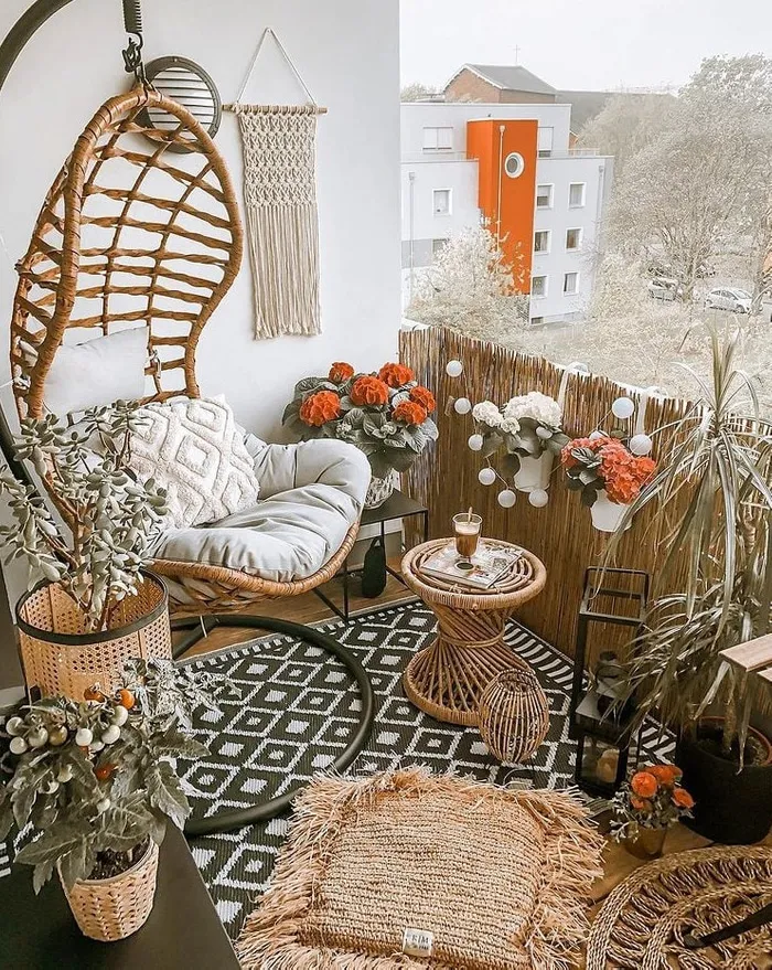 διακοσμήσετε φοβερές boho chic βεράντες ή αυλές