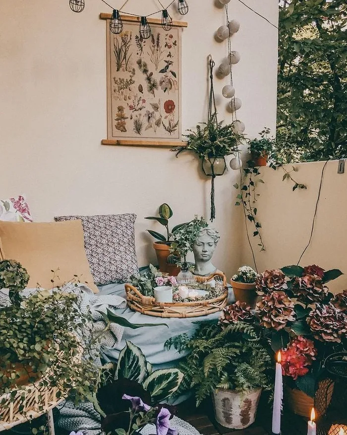 διακοσμήσετε φοβερές boho chic βεράντες ή αυλές