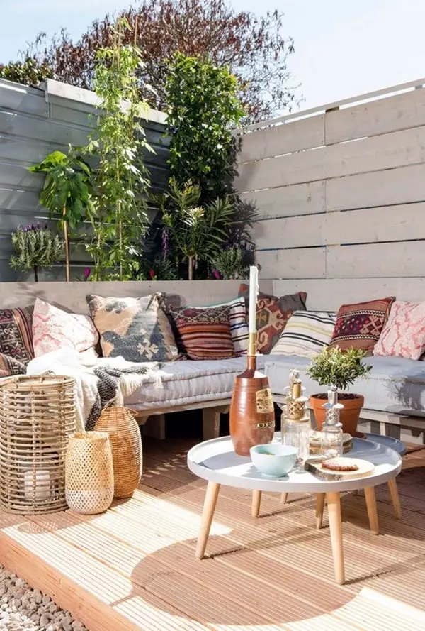 διακοσμήσετε φοβερές boho chic βεράντες ή αυλές