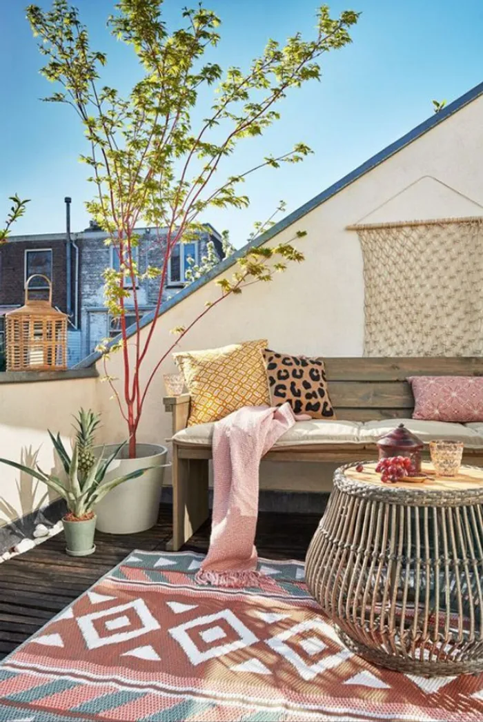 διακοσμήσετε φοβερές boho chic βεράντες ή αυλές
