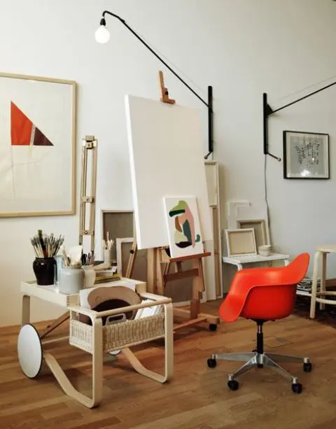 Studio ζωγραφικής στο σπίτι