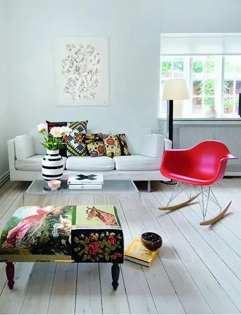 κουνιστή πολυθρόνα Eames