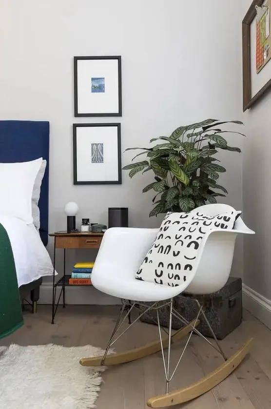 κουνιστή πολυθρόνα Eames