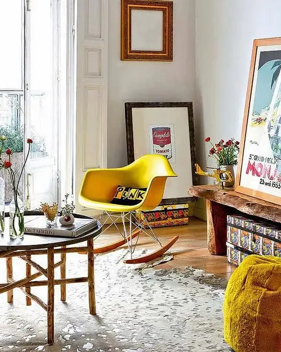 μοντέρνες κουνιστές καρέκλες Eames